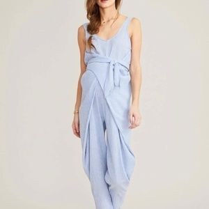 Hatch Wrap Around Jumpsuit Blue